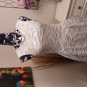 H&M Metallic Dress